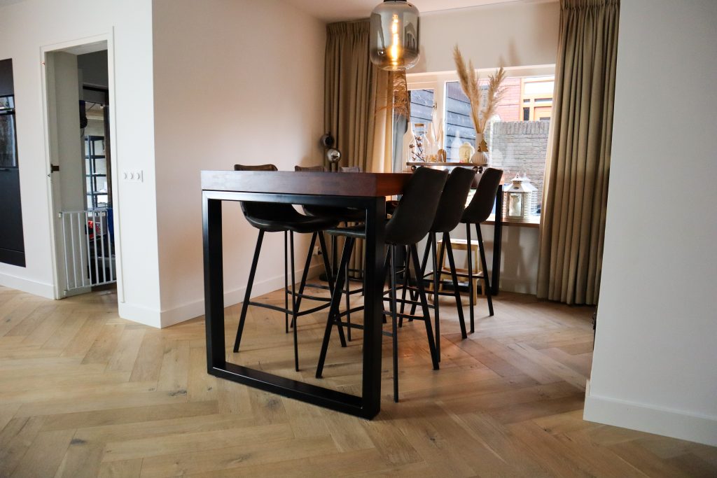 Houten visgraat